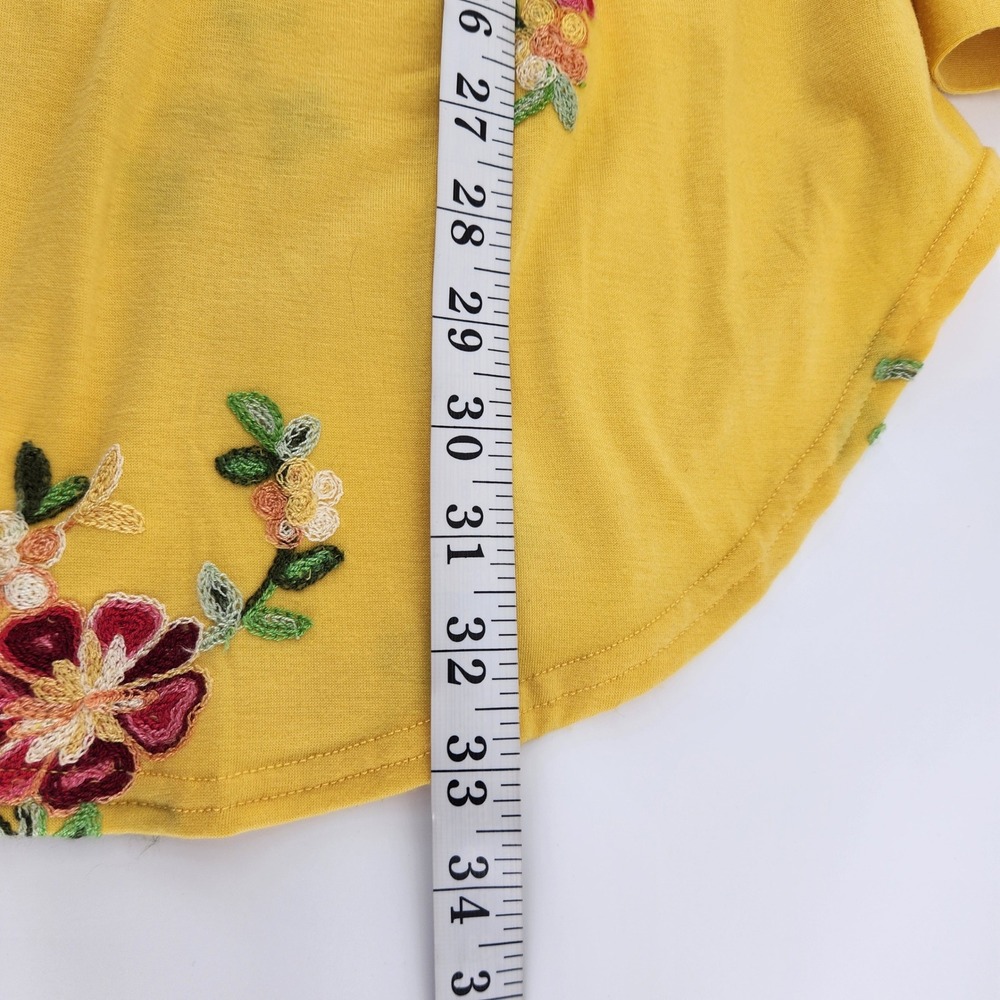 Forgotten Grace XL Embroidered Floral Button Down Long Sleeve‎ Top Blouse - Picture 7 of 7